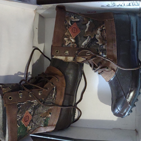 Red Ball Shoes Red Ball Vintage Camo Steel Shank Boots Duckbill 4